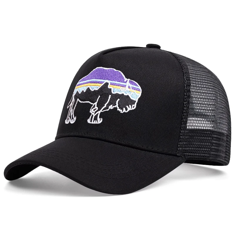 قبعة بيسبول لطيفة للنساء والرجال في الهواء الطلق، قبعة صيفية للتظليل والتهوية، قبعة شبكية لسائقي الشاحنات #1