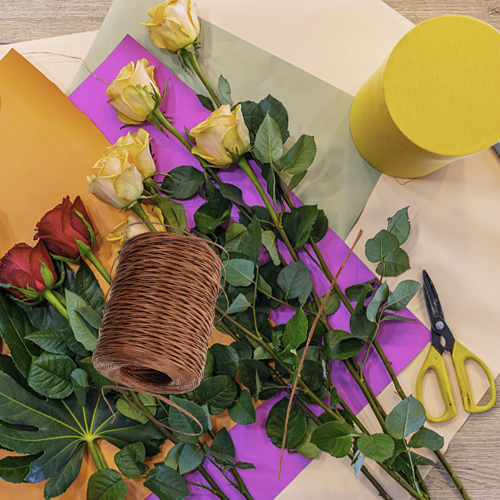 

Floral Wire Roll Christmas Gift Wrapping Craft Supply Metal Wire for Wreath Fixing Flower Arrangement Decoration Accessories