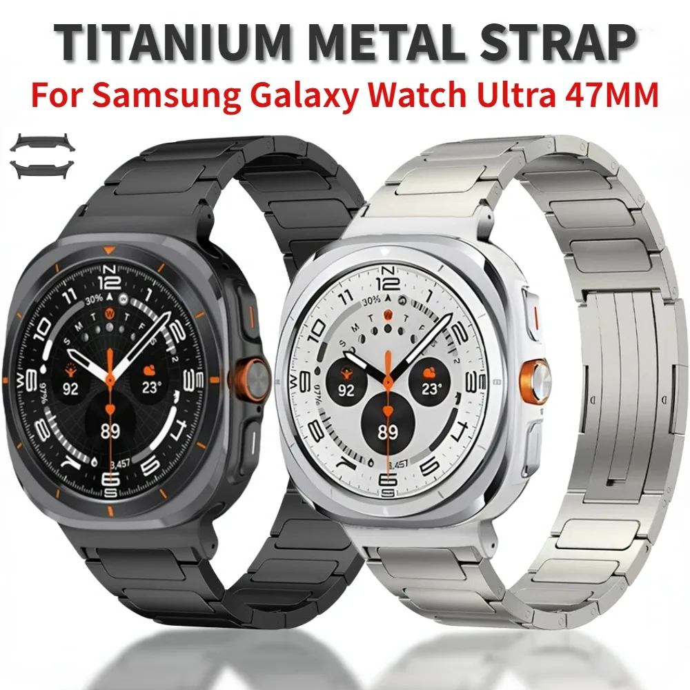 

Titanium alloy Strap for Samsung Galaxy Watch Ultra 47mm Metal Stainless steel Bracelet Watchband for Galaxy Watch 7 Ultra Strap