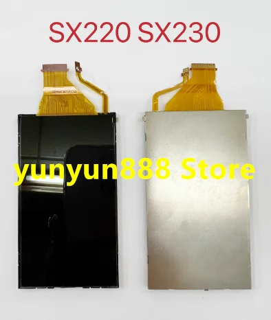 НОВЫЕ запасные части для ЖК-экрана Canon для цифровой камеры PowerShot SX220 SX230 HS PC587 PC1620 со стеклянной подсветкой