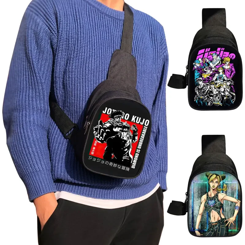 Anime Jojo Bizarre Abenteuer brust tasche Kujo Kira Yoshikage MÖRDER KÖNIGIN umhängetaschen telefon puse halter hüfte hop shoullder tasche