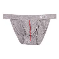 

Men's Sexy Briefs Modal High-Cut Low Waist Design Solid Color Gays U-Convex Pouch Breathable Supportive for Sports Intimate Wear