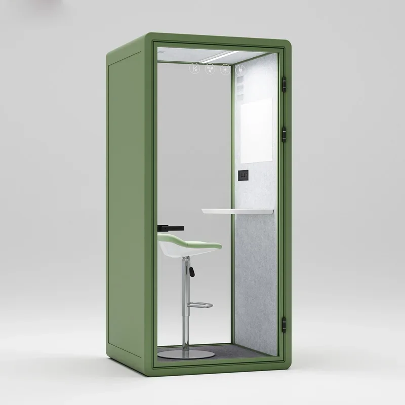 Soundproof manufacturer's office portable protective privacy compartment Acoustic silencing booth