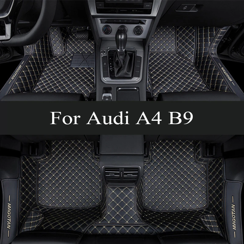 

Car Floor Mats For Audi A4 B9 2017 2018 2019 2020 2021 Custom Auto Foot Pads Automobile Carpet Cover Interior trunk mat