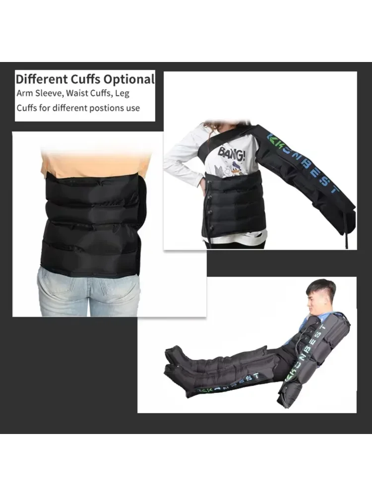 Professional Dropshipping Digital LED Touch Screen Private Label Leg Muscle Relax Air Compression Sports Recovery Boots