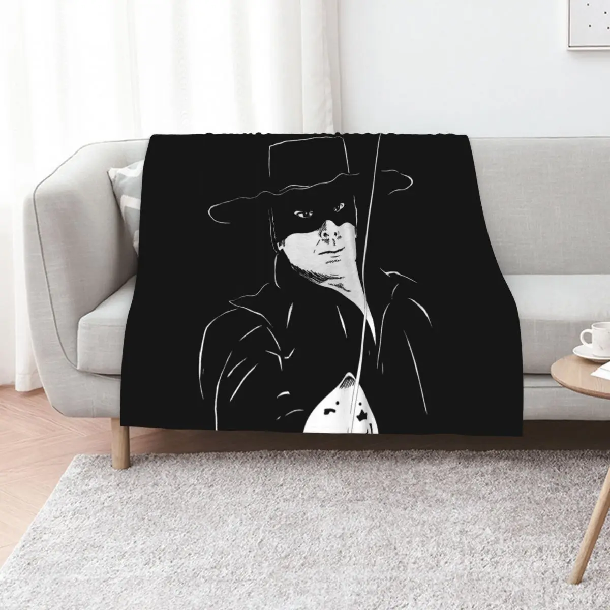 

Zorro - Alain Throw Blanket Softest Blankets For Baby Flannels bed plaid Blankets