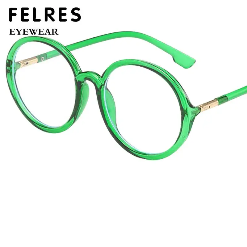 New Classic Retro Round Frame Anti Blue Light Reading Glasses Women Men Anti Radiation Optical Magnifying Presbyopic Glasses