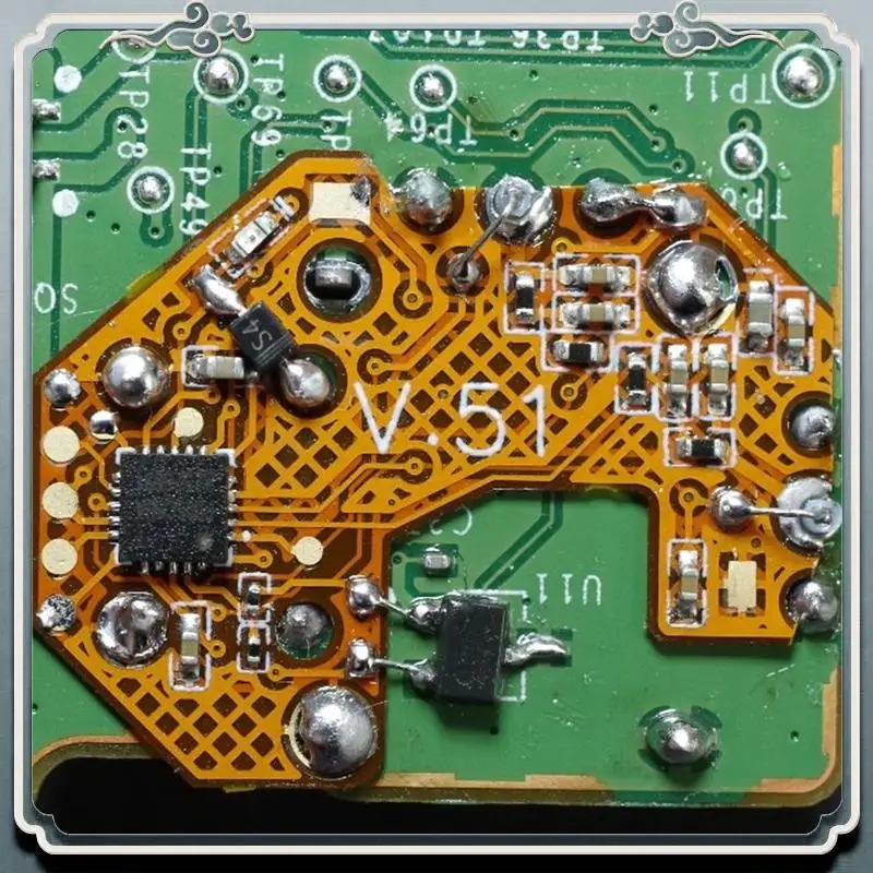 

For Joystick Hall Driver Board Hall Effect PCB Gamepad Can Be Calibrated By System After Installation Durable (A)