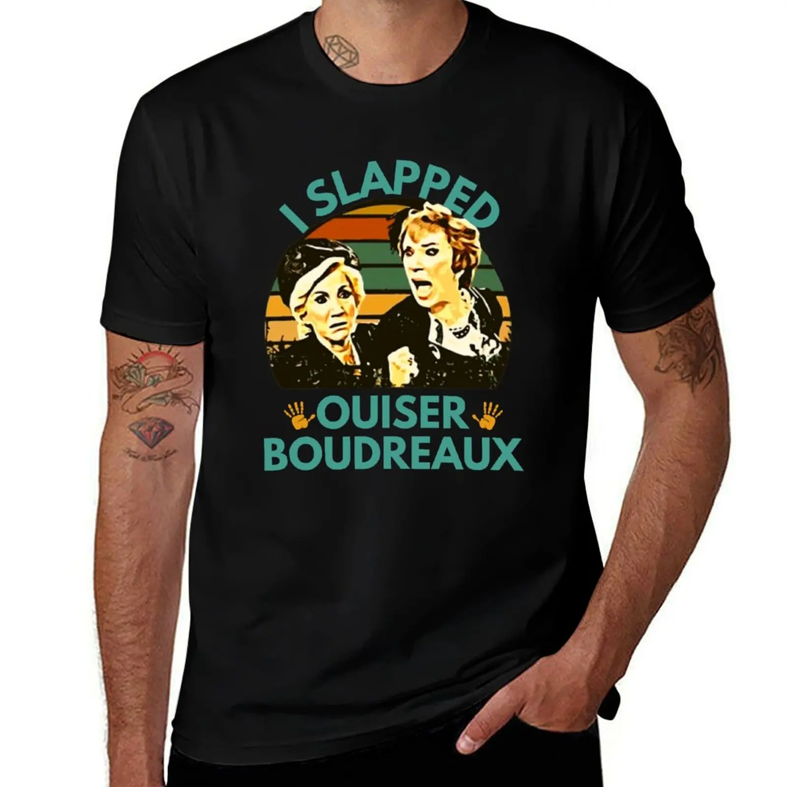 Steel Magnolias I Slapped Ouiser Boudreaux- funny I Slapped Ouiser Boudreaux T-Shirt Thanksgiving Day Tee Top T-Shirt