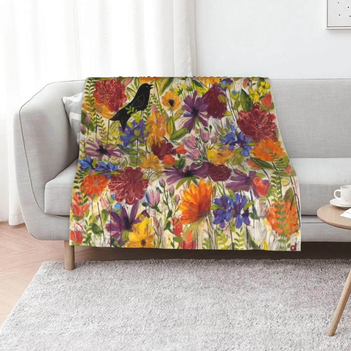 On A Fine Summer Evening Throw Blanket for sofa Hairys Single Sleeping Bag Flannel Summer Beddings Blankets