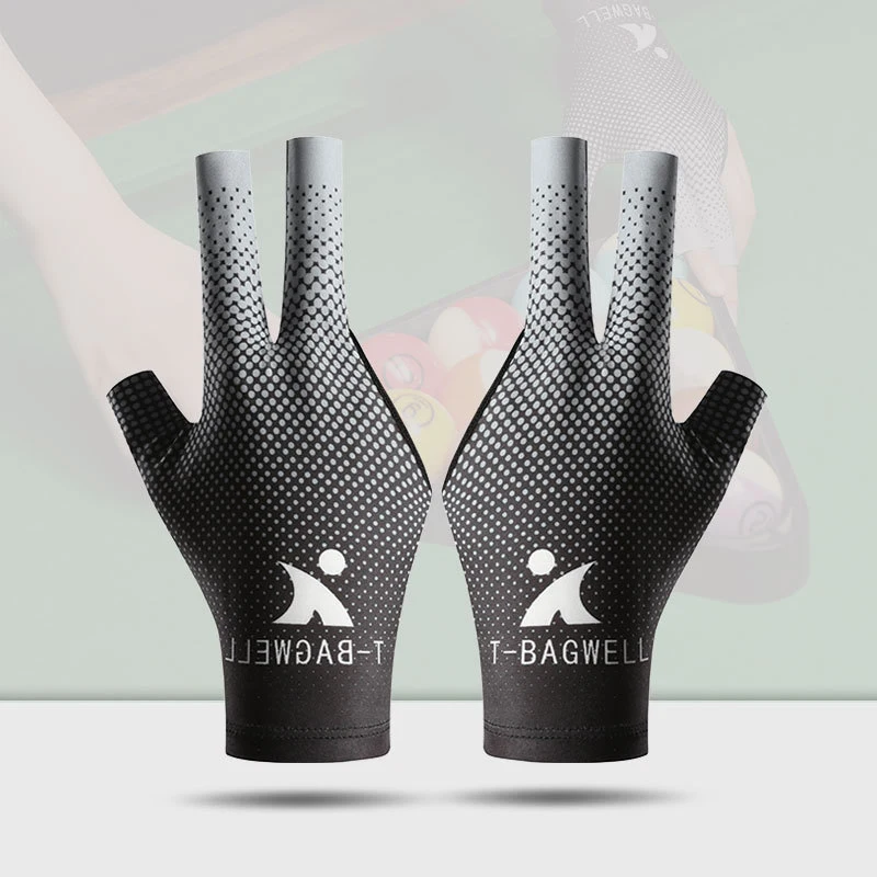 

Дышащие перчатки для снукера с 3 пальцами для левой руки — 1 шт., профессиональные силиконовые противоскользящие перчатки для бильярда