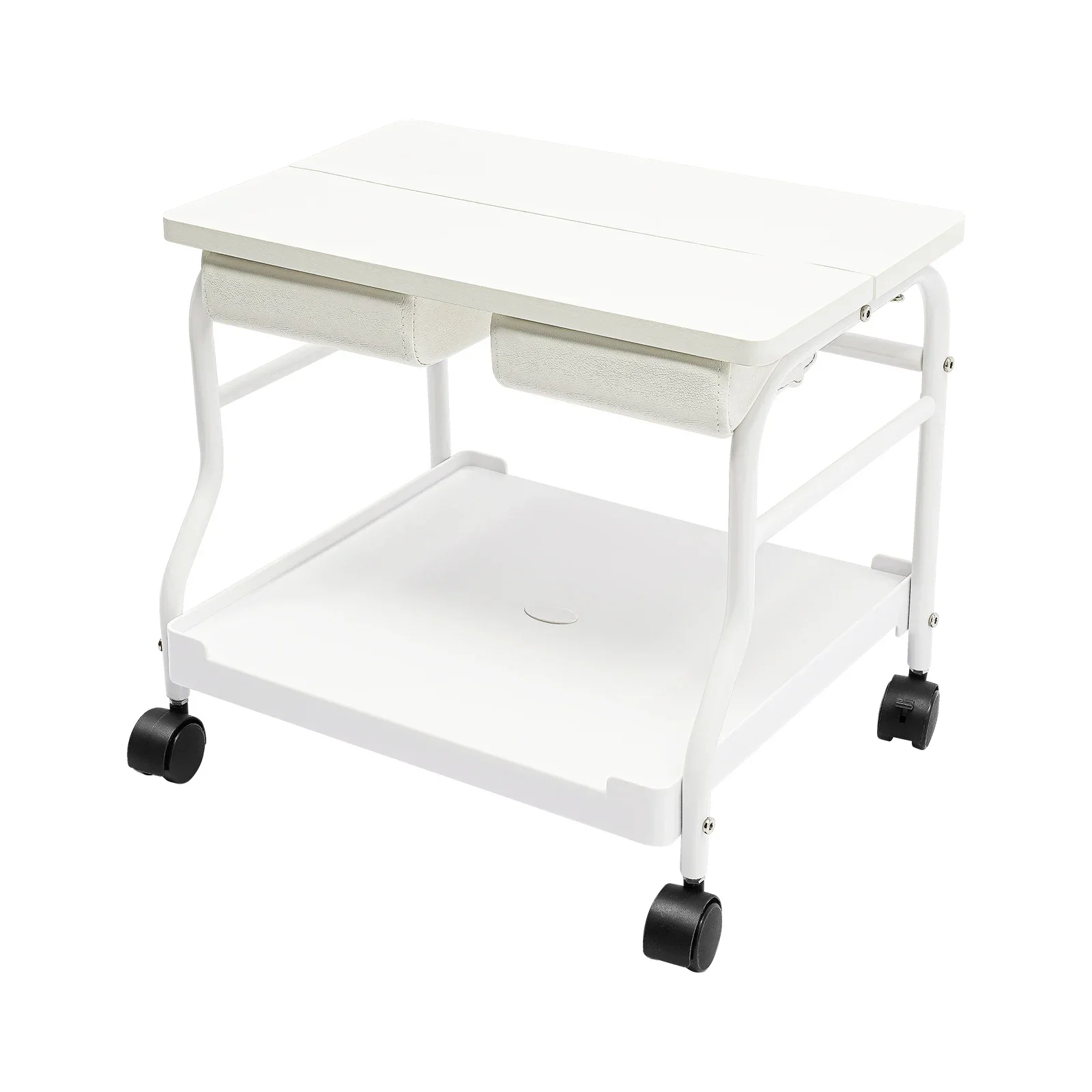 Portable Trolley Cart Beauty Salon Nail/ Foot Bath Spa, Salon Supplies for Foot Rest Pedicure Manicure Funiture Massage Table