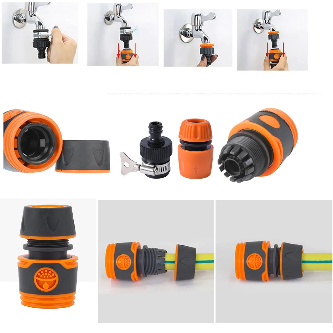 ارتفاع ضغط سقي بندقية ، 8 طرق ، حديقة رذاذ ، الري ، سقي فوهة ، النبات ، الحديقة ، ساحة ، الرش ، تنظيف البخاخ #4