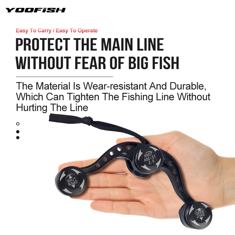 YOOFISH Angelwerkzeuge GT FG PR Knotter Verbindung Knotting Machine Spulenwickler Linien Wire Assist Line Leader Japan Knot Tool