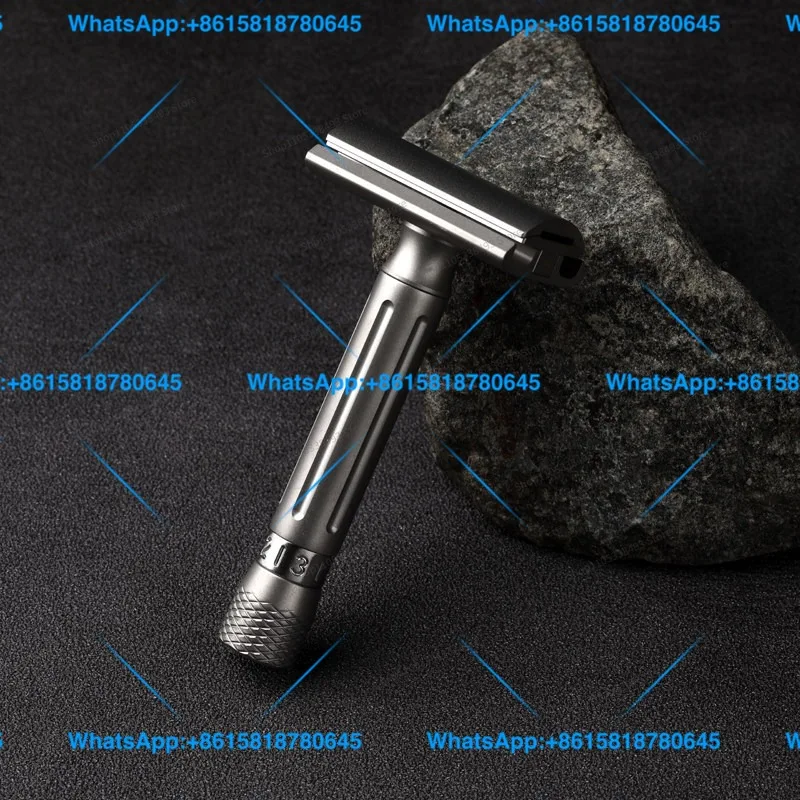 For Matte Stainless Steel Adjustable Manual Safety Razor Vintage Razor