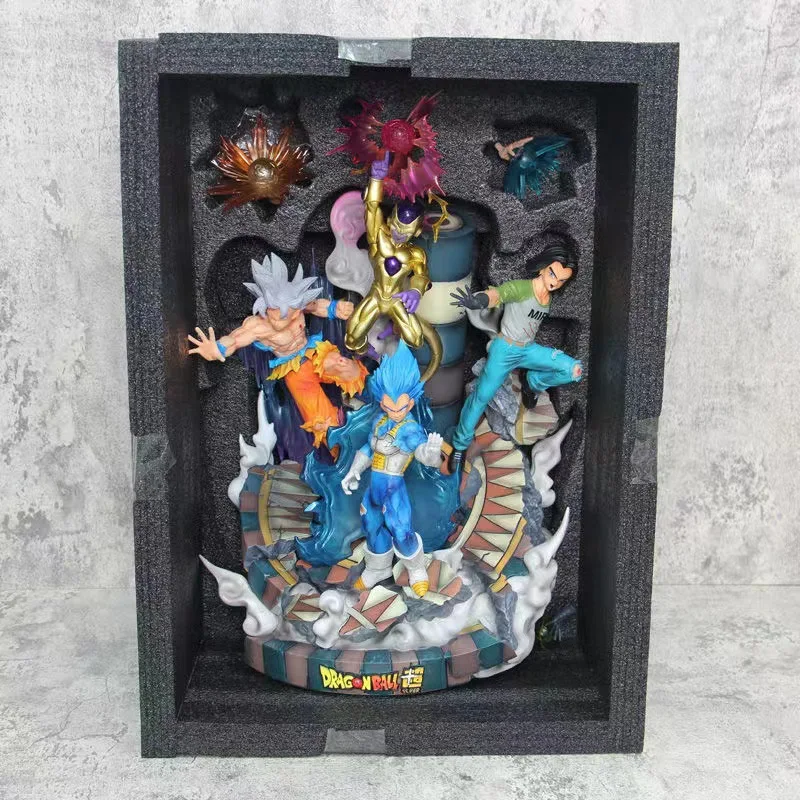 Super Large Figure Dragon Ball Soul Casting GK Power Conference Sun Wukong Vegeta Friesa No. 17 Model Ornament