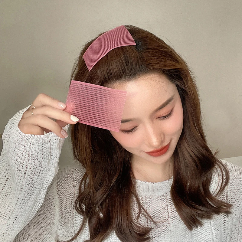 10 Stück Einfarbige Pony-Haarklammern mit Magischem Klebeverschluss für Frauen, Gesichtsreinigung, Make-up, Magische Haar-Accessoires, Styling-Werkzeuge – Detail 3