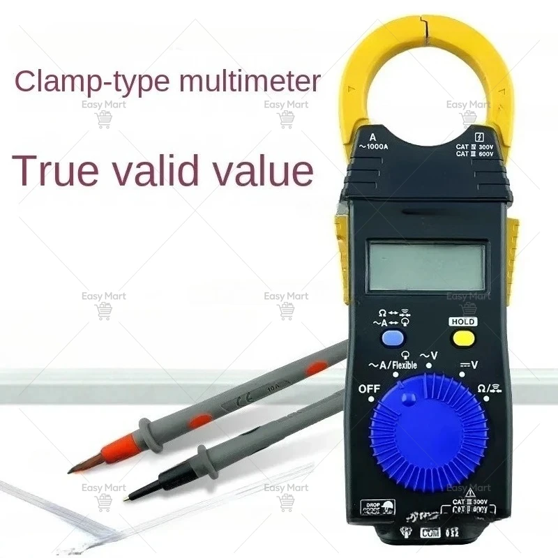 Clamp Meter 3280-10F 1000A L9208 Test Line High Quality AC DC Digital Clamp Meter