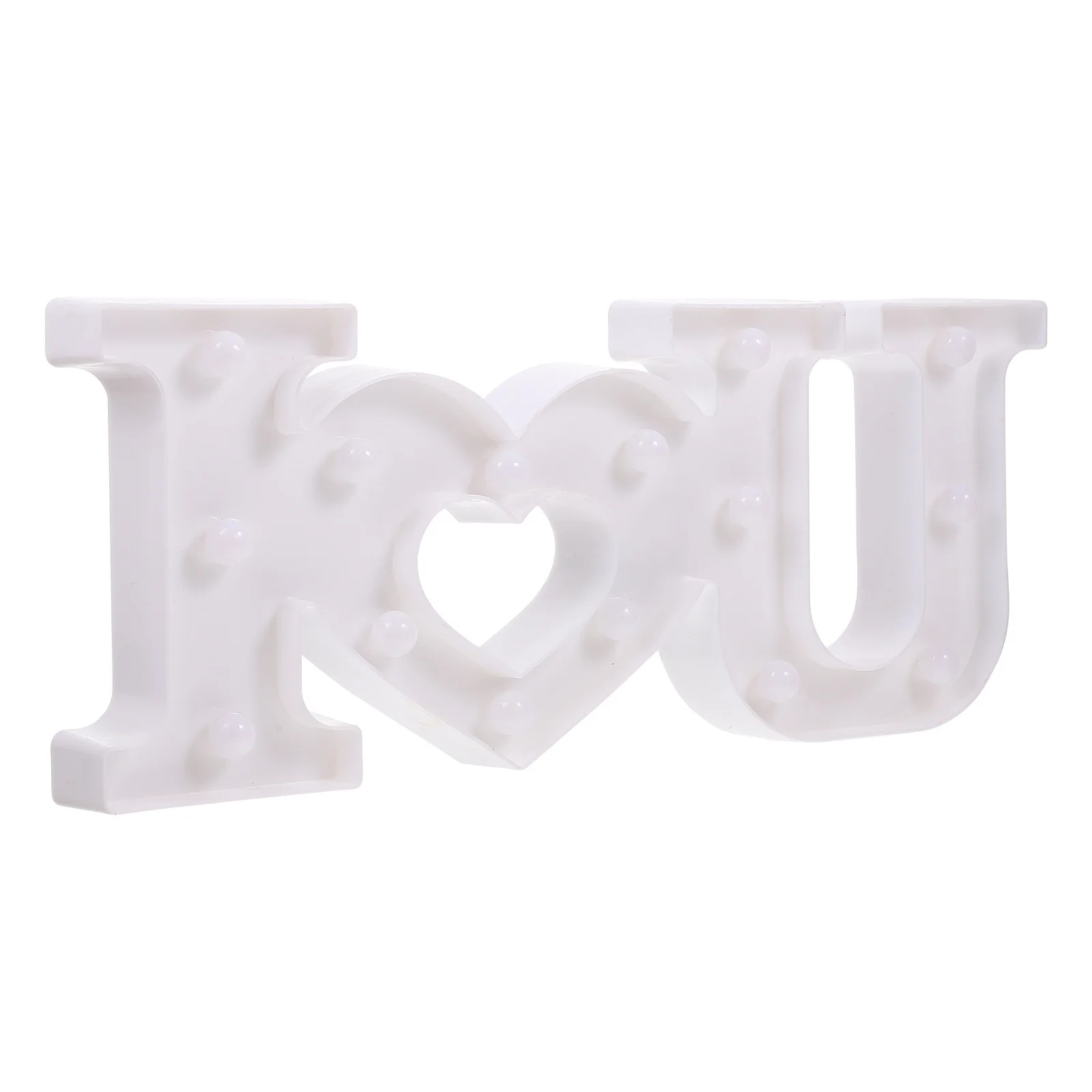 Creative LED Letter Design Light Romantic Valentine's Day Atmosphere Lamp Home Decorative Party Night Light Room Layout Lights