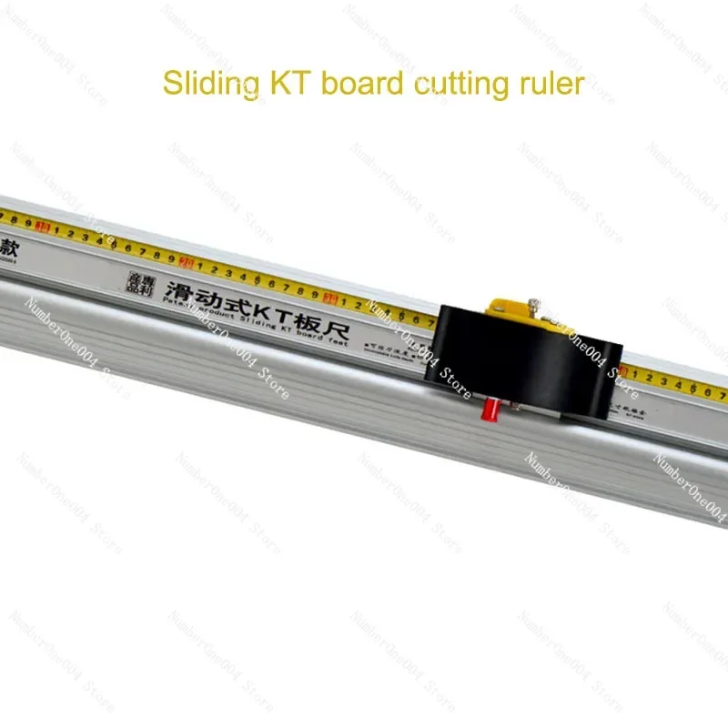 Manual Protective Sliding KT Board Cutting Ruler Aluminum Alloy Art Ruler Non-slip Anti-Running Deviation Ruler Advertising Tool