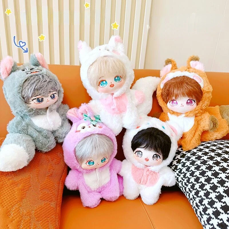 

Animal Jumpsuit Costume For Plush 20cm Doll Toy Outfits Suit Cute Anime Cosplay