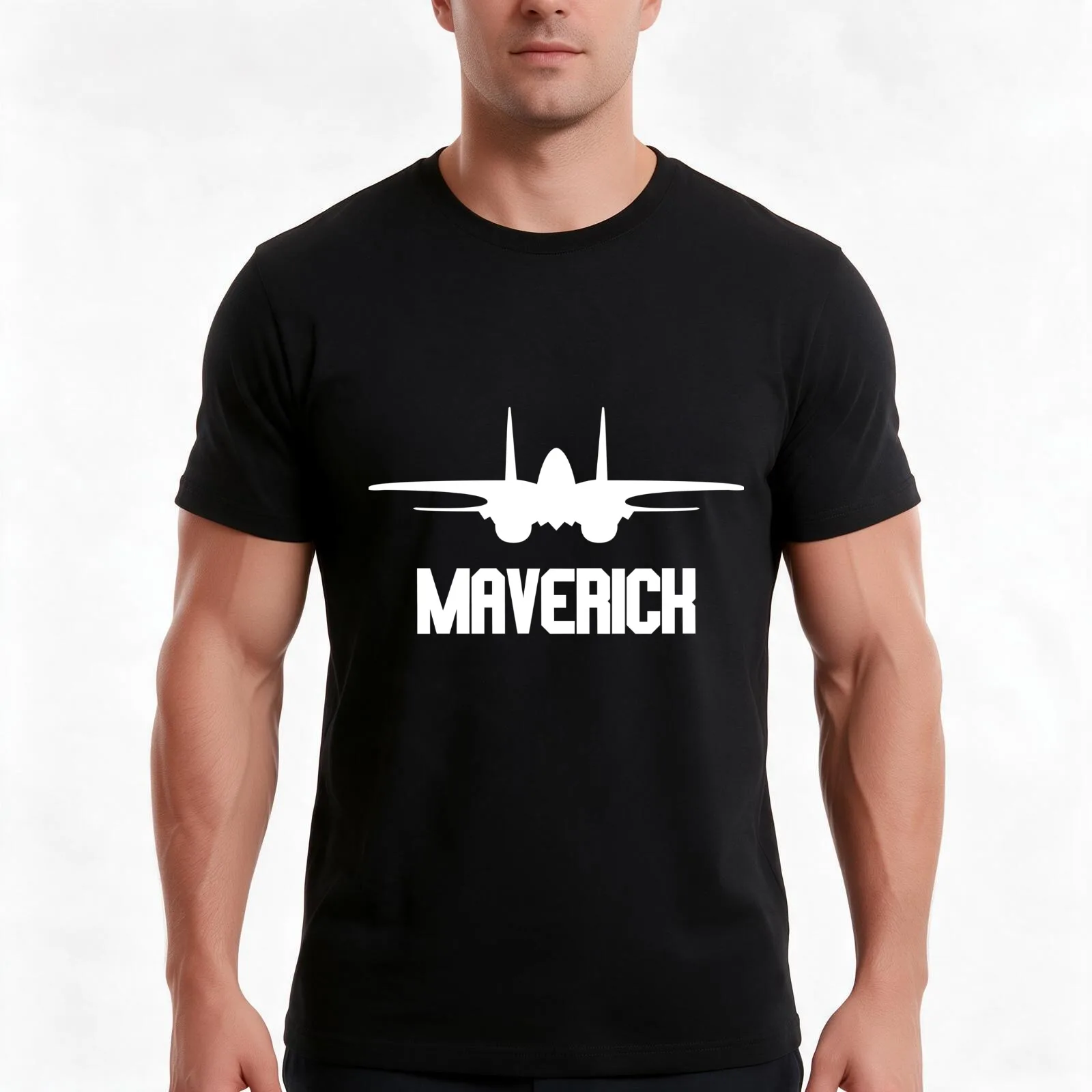 TOP GUN MAVERICK DESIGN T-Shirt, Summer Casual Cotton Tee, Oversized Streetwear Tops, Vintage Graphic Print, Unisex Men Women