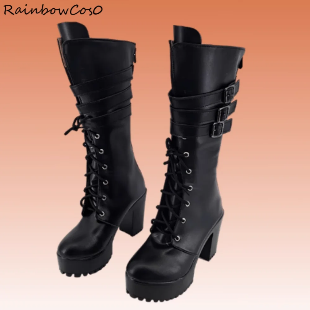 

Ukinami Yuzuha Zenless Zone Zero Cosplay Shoes Boots Game Anime Party Halloween RainbowCos0W5072