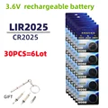 30PCS 3.6V LIR2025