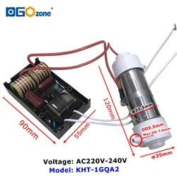 1G/H Quartz Tube Ozone Generator for Air and Water Purifying SPA Ozonizer Sterilize O3 Reactor Ozonio  KHT-1GQA1/A2