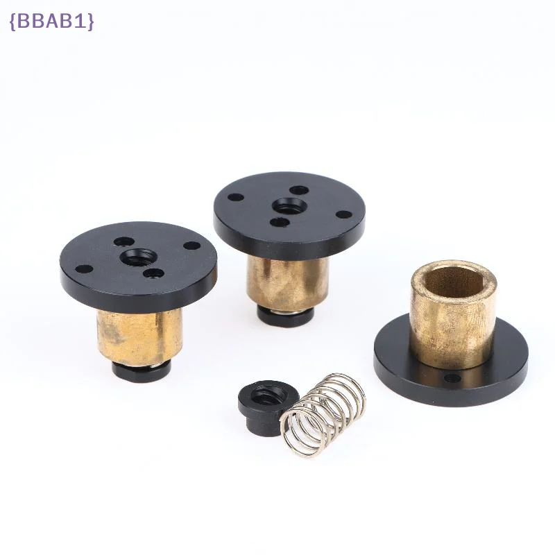 【AB1】T8 Anti-backlash Brass Trapezoidal Lead Screw Nut Eliminate Clearance Nut Pitch 2mm Lead 2mm 4mm 8mm For CNC 3D Printer{H}