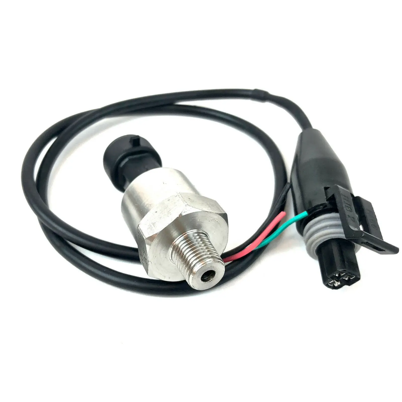 5V 100PSI Universal Transducer Sensor Connector Kit For Oil Fuel Diesel Gas Water Air Pressure