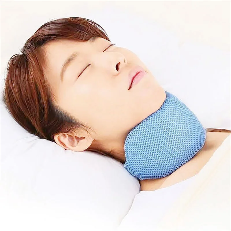 Anti Snore Chin Strap For Men Women Adjustable Stop Snoring Sleep Neck Brace Anti Apnea Jaw Solution Sleep Support Sleeping Care