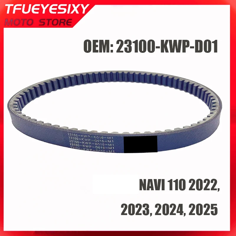 GENUINE Scooter V-Belt For HNDA NAVI 110 2022, 2023, 2024, 2025 23100-KWP-D01