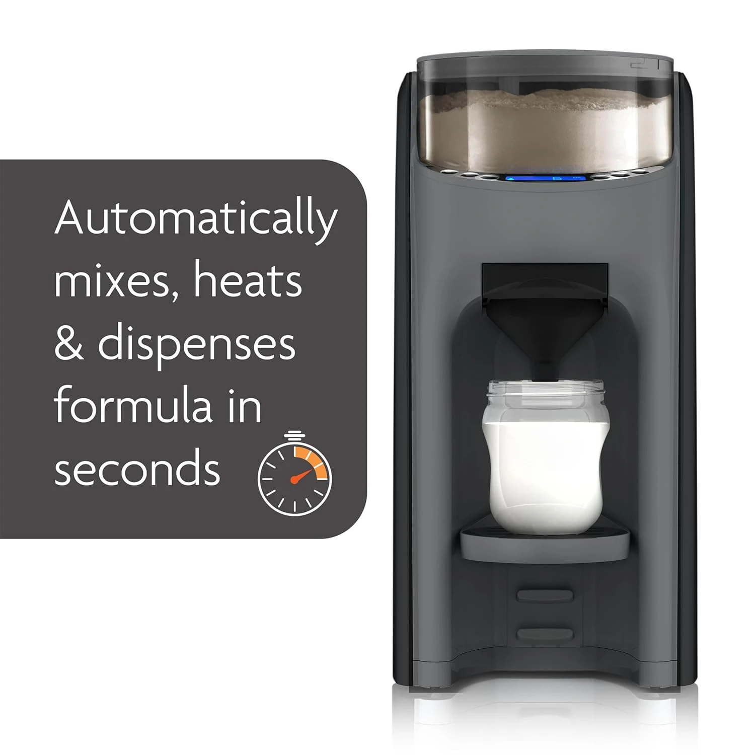 New and Improved Advanced Formula Dispenser Machine - Automatically Mix a Warm Formula Bottle Instantly - Easily Make Bottle