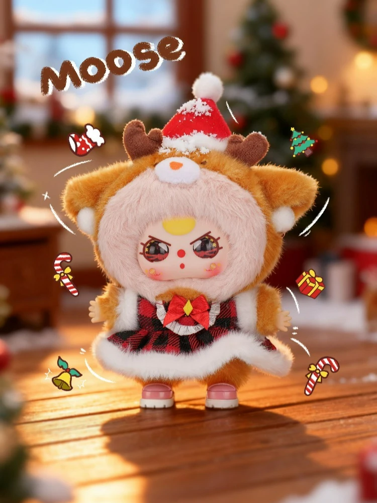 新しいベビー三兄弟クリスマスシリーズドールブラインドボックスかわいいぬいぐるみアニメフィギュアミステリーボックスサプライズドールフェスティバルコレクションギフト