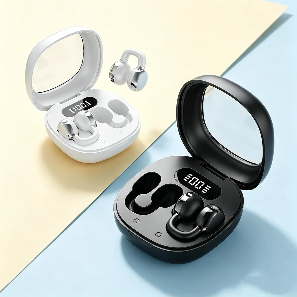 TWS Wireless Earbuds Wireless Earphones Wireless Bluetooth Headphones Feature Adaptive Noise Cancellation for Total Immersion