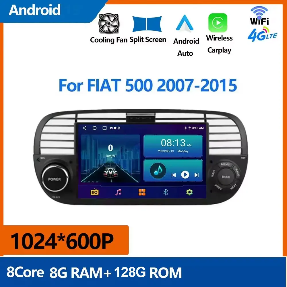 7'' For Fiat 500 20…