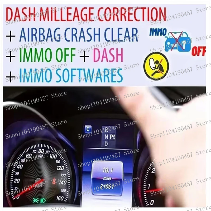 VW ABS ESP calcolatrice codice lungo DASH MILLEAGE correzione + AIRBAG CRASH CLEAR + IMMO OFF + DASH + IMMO software tools