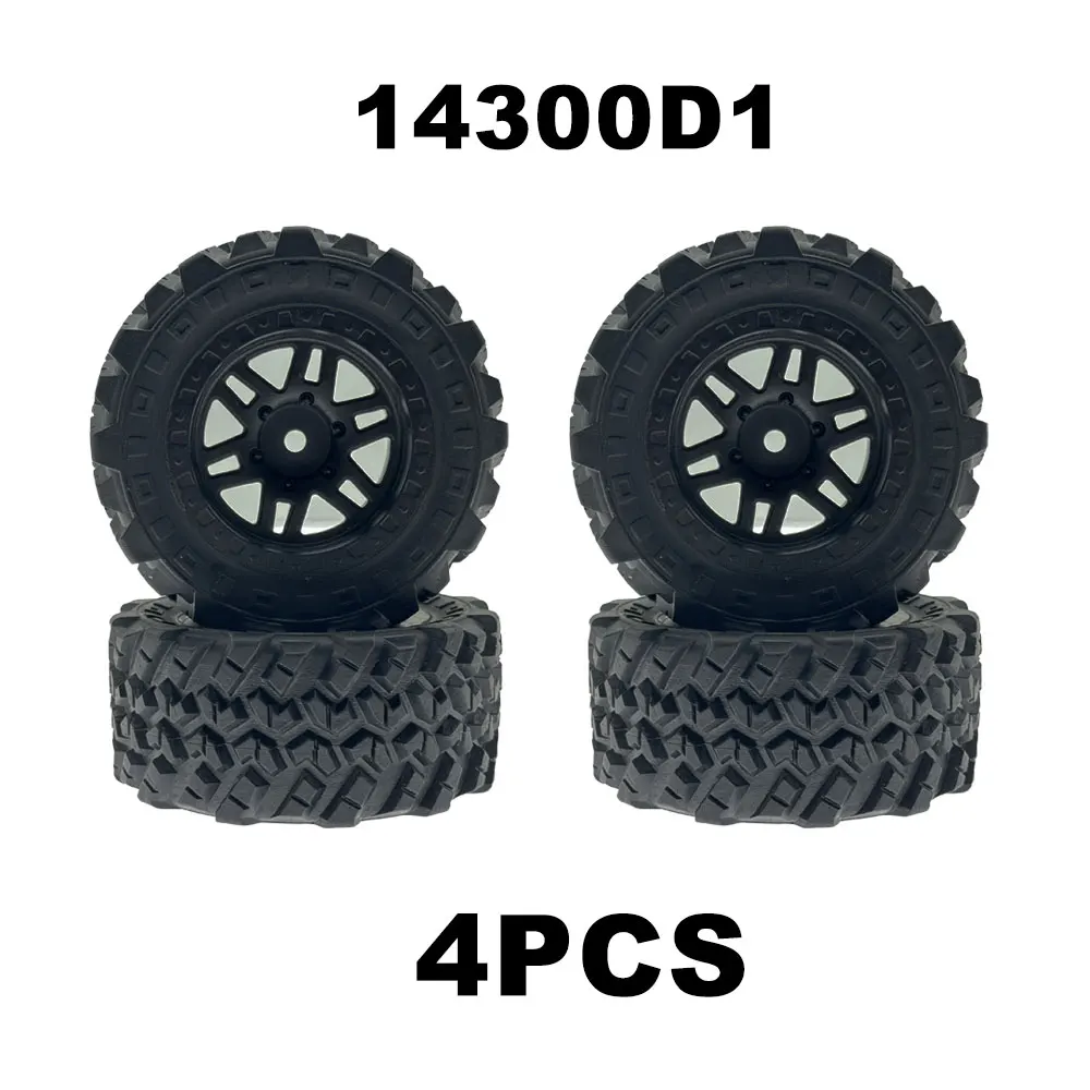 Peças de pneus originais Borracha atualizado Off-Road pneus, MJX Hyper Go RC carro, controle remoto, 16208, 16209, 16214209, 14210