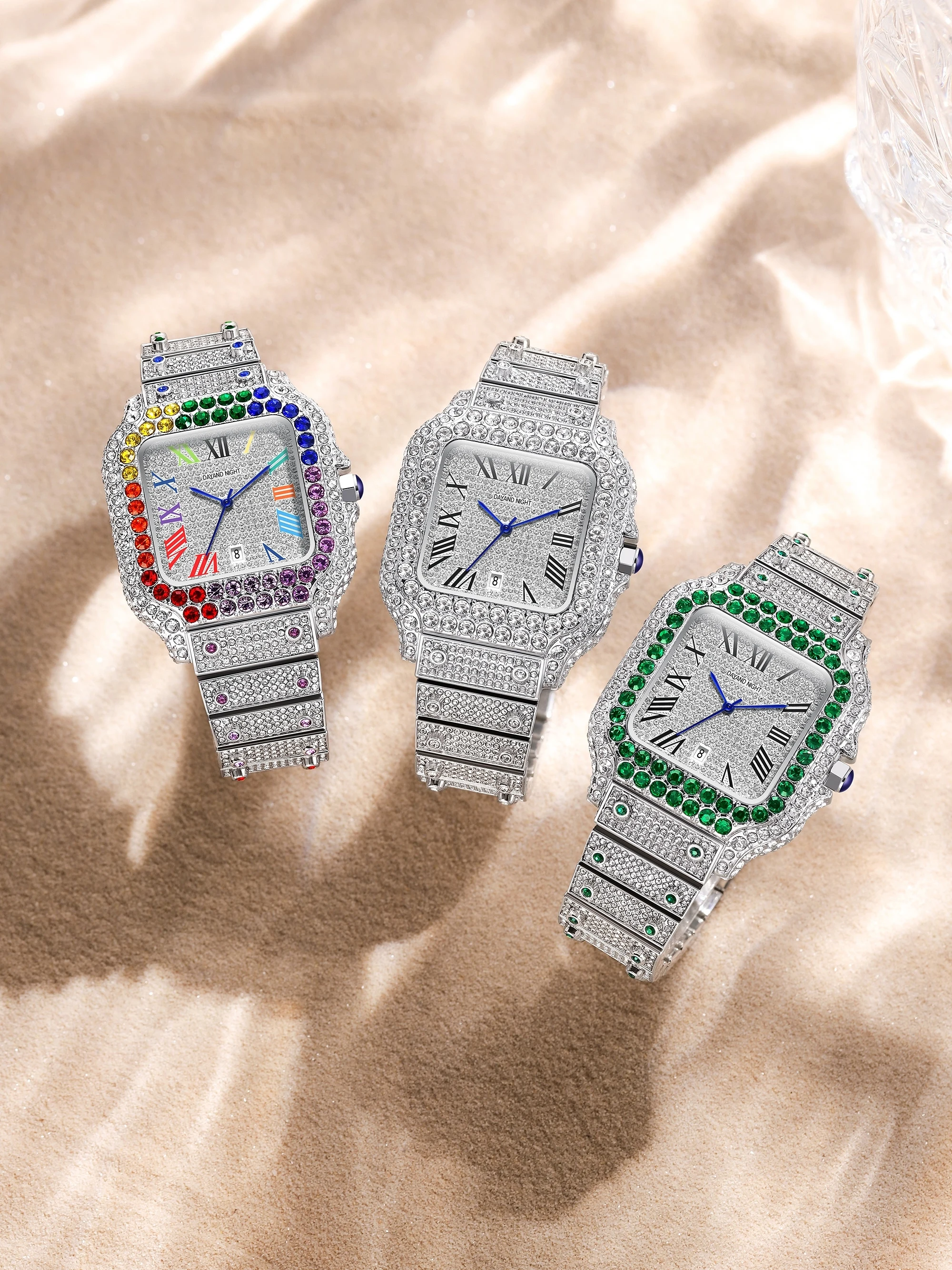 

Business Casual Men's Quartz Watch - Fashionable Luxury Crystal Wristwatch. The Perfect Gift for Valentine's Day & Christmas.