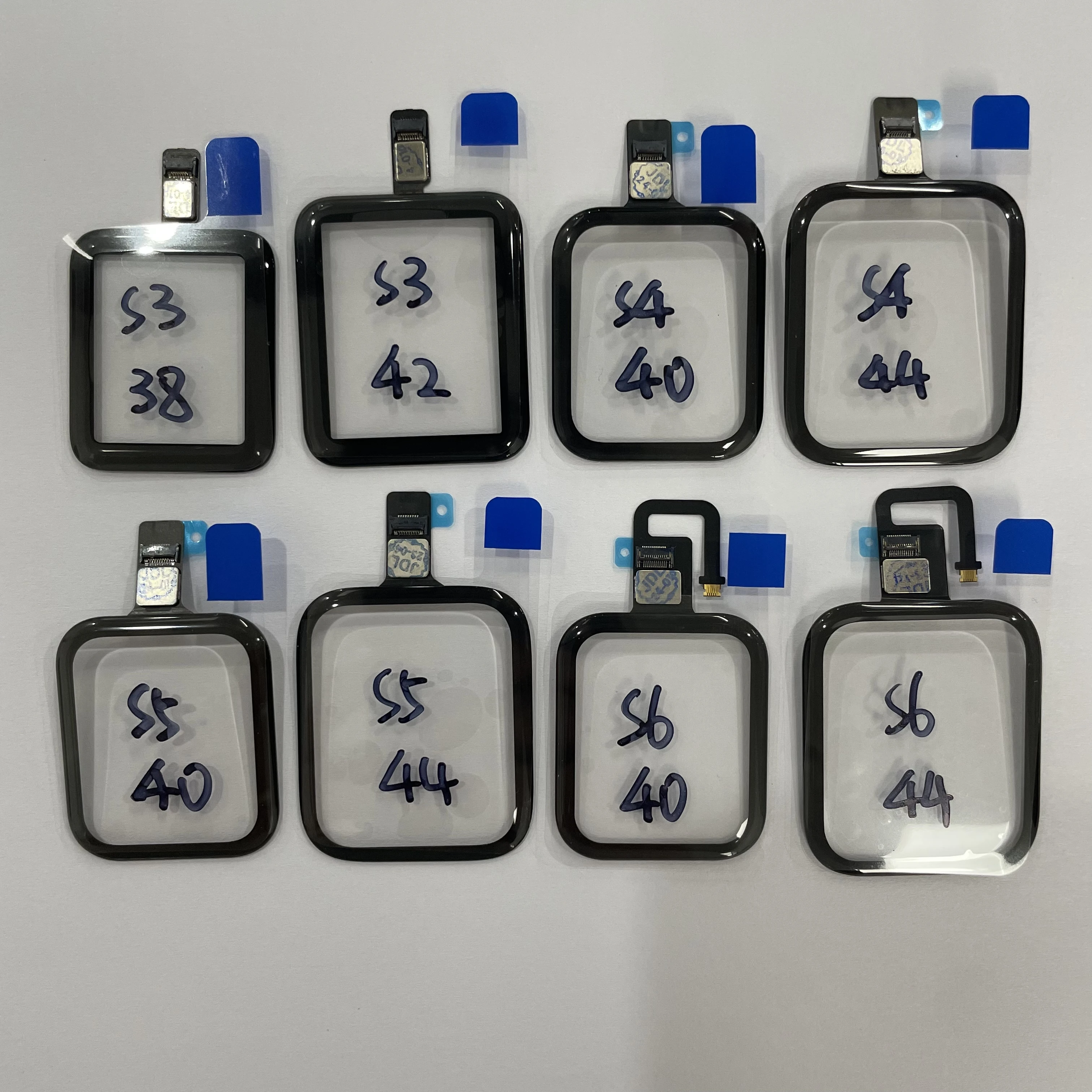 5pcs With OCA Touch Screen Digitizer Glass Lens Panel + OCA For Apple Watch series SE S5 S4 6 S7 2 3 4 5 38mm 42mm 40mm 44mm image 5