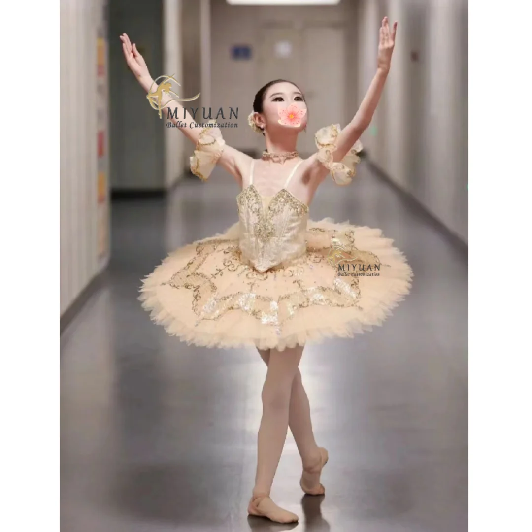 

Don Quijote Ballet Competition dress TUTU Paquita Variations Professional beige solo dance exam costume