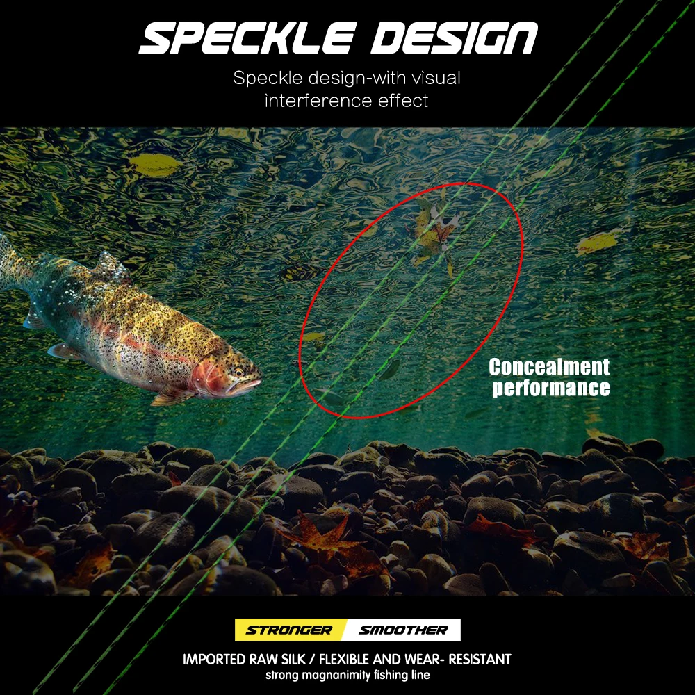 SIECHI Japan 4 Stränge geflochtene Angelschnur 1000 m 300 m Multifilament gesprenkelter PE-Draht Fliege Meer Salzwasser Süßwasser Pesca – Detail 4