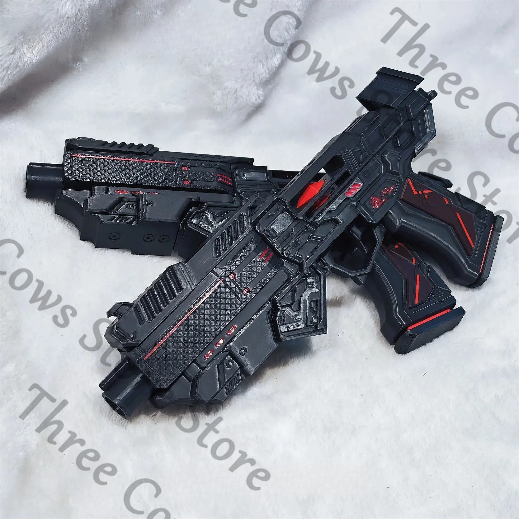 

30cm Anime Sylus Love and Deepspace Cosplay Cartoon Guns Prop Handgun Weaponry Model Accessory Shooting Iron Pistol Mascot Gift