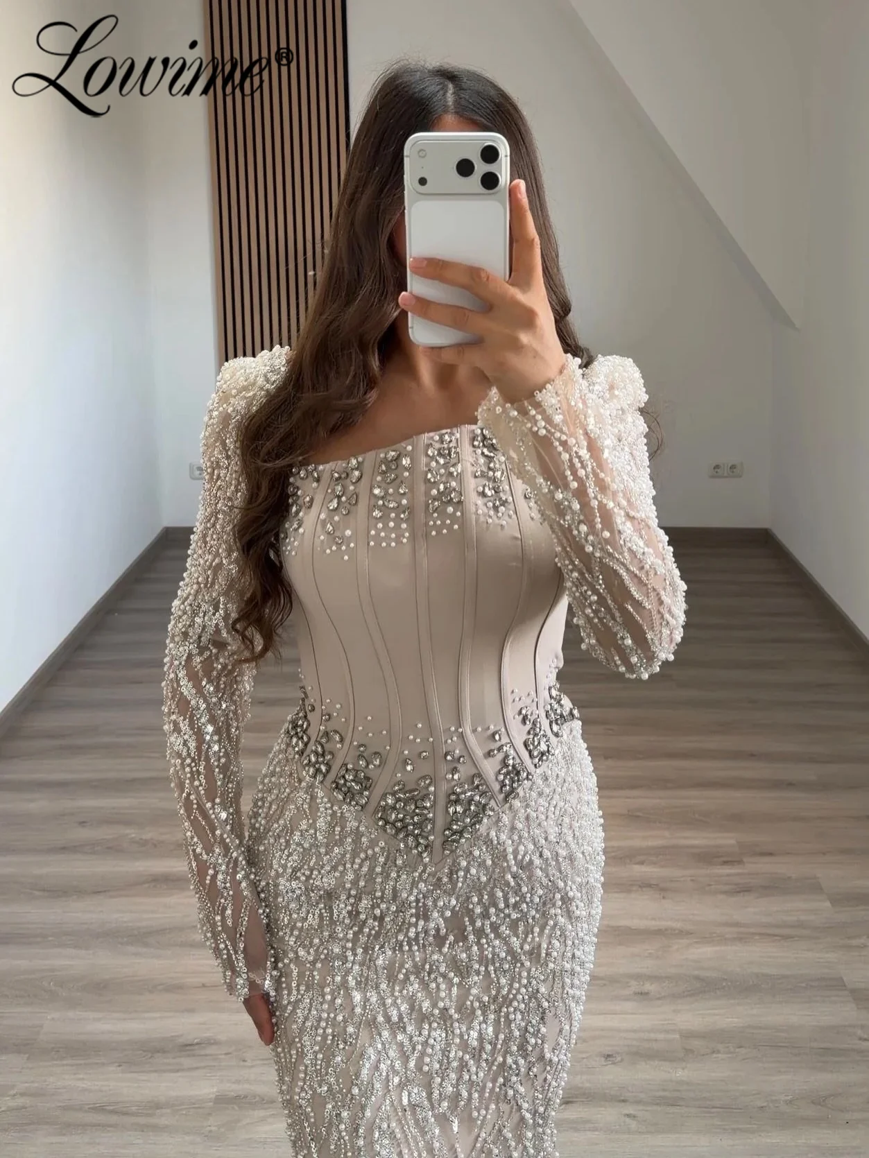 

Элегантное вечернее платье-русалка 2026 с арабскими жемчужными кристаллами, корсетом, для выпускного вечера и торжественных мероприятий, индивидуальный пошив, женское вечернее платье 2026