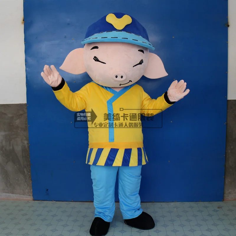 Pig Cartoon Dolls Costumes Chinese Traditional Film Walking Dolls Props Adult Costumes Dolls Costumes Hoods Etc