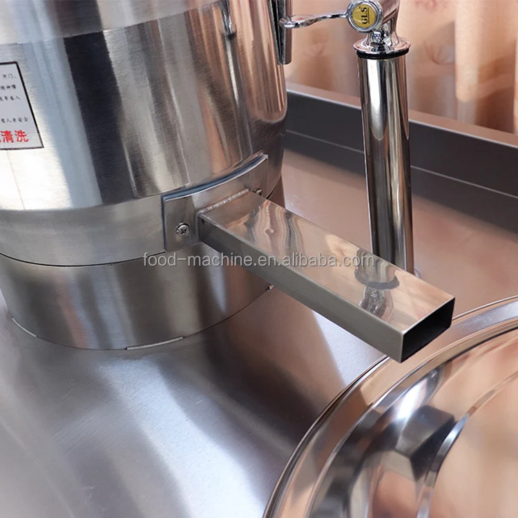 Commercial Stainless Steel Gas Heating Type Soya Milk Grinder Tofu Milk Making Machine