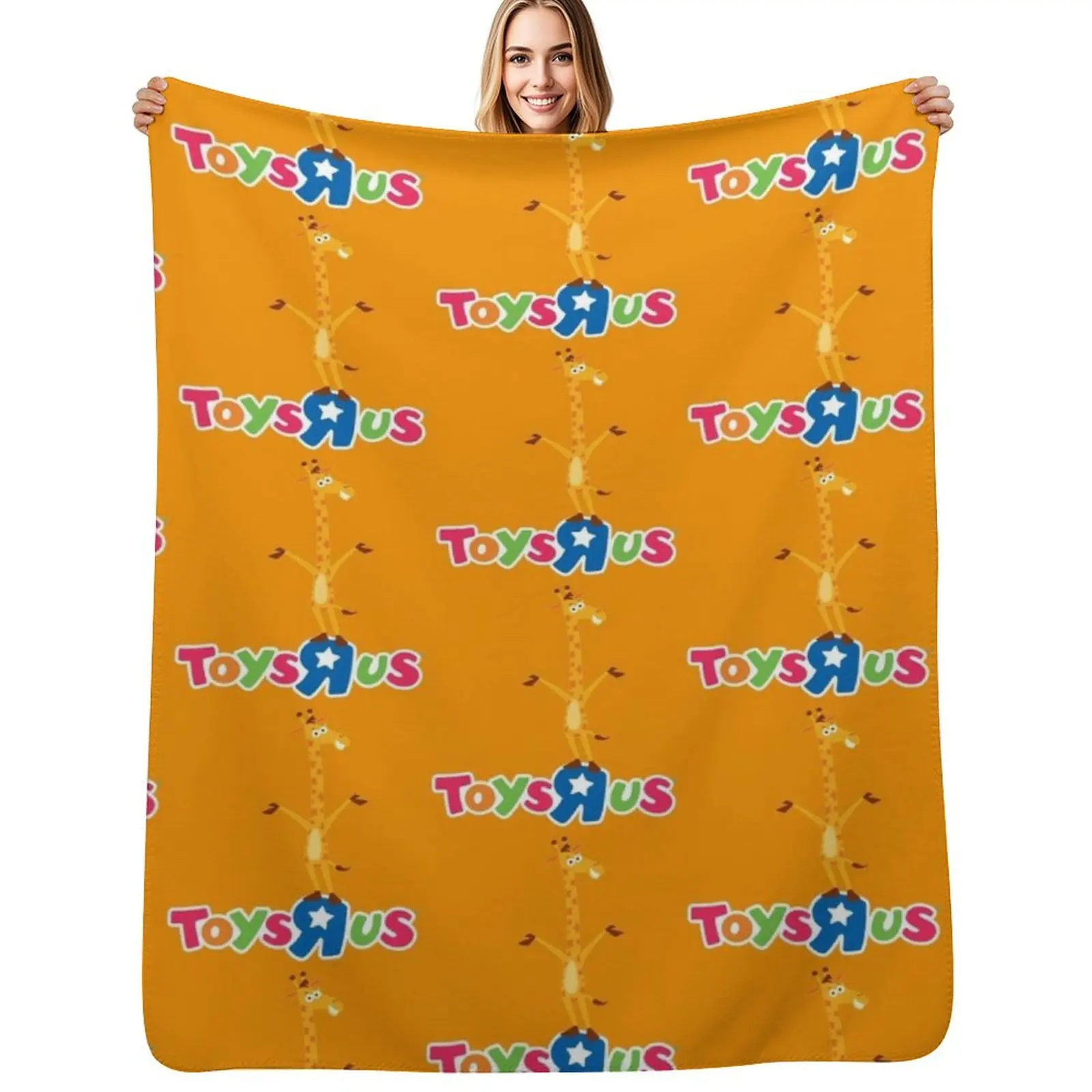 The Toys Are Us Logo Throw Blanket Air Conditioner Soft Blanket for Office Home