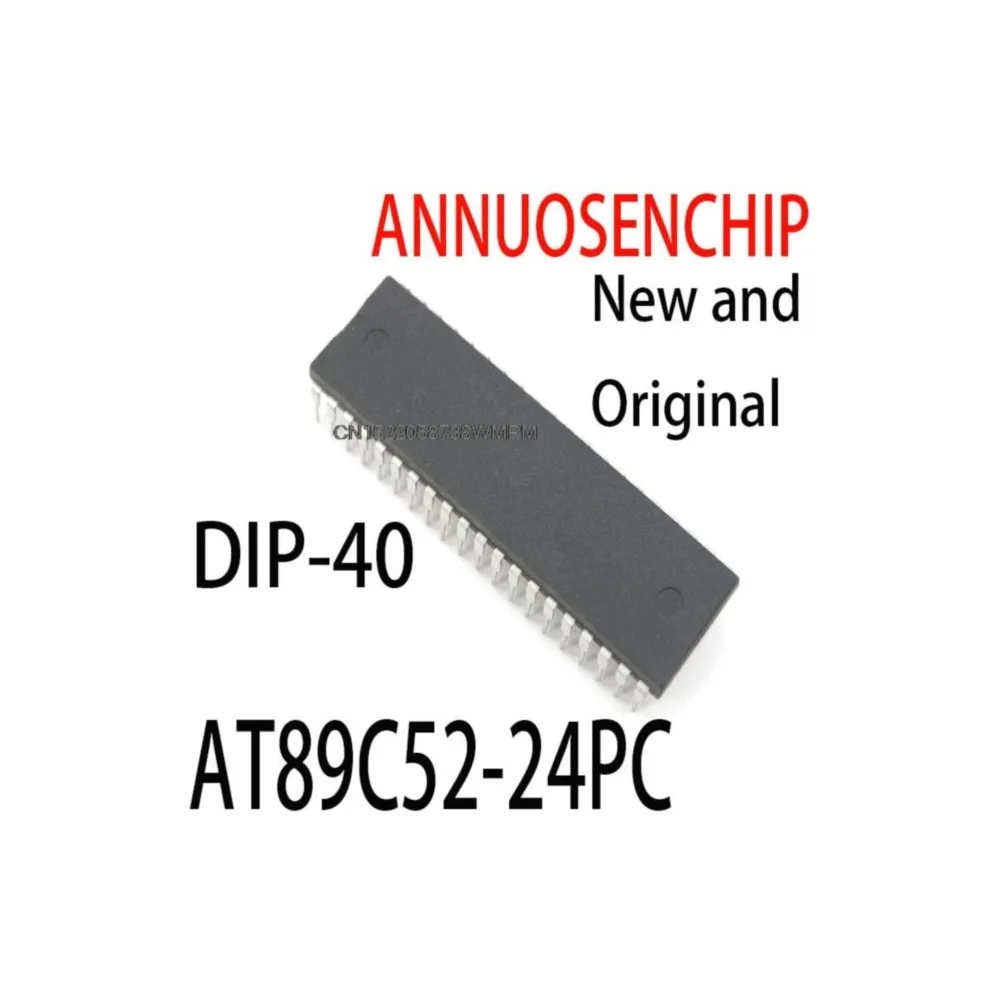 10PCS IC  AT89C52-24PI DIP-40 NEW AT89C52 89C52 AT89C52-24PC