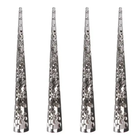 4 Uds. Pinzas huecas para el cabello, abrazaderas de sección de peluquería, horquillas de peluquero, tocado, herramientas de estilismo para el cabello sin dientes